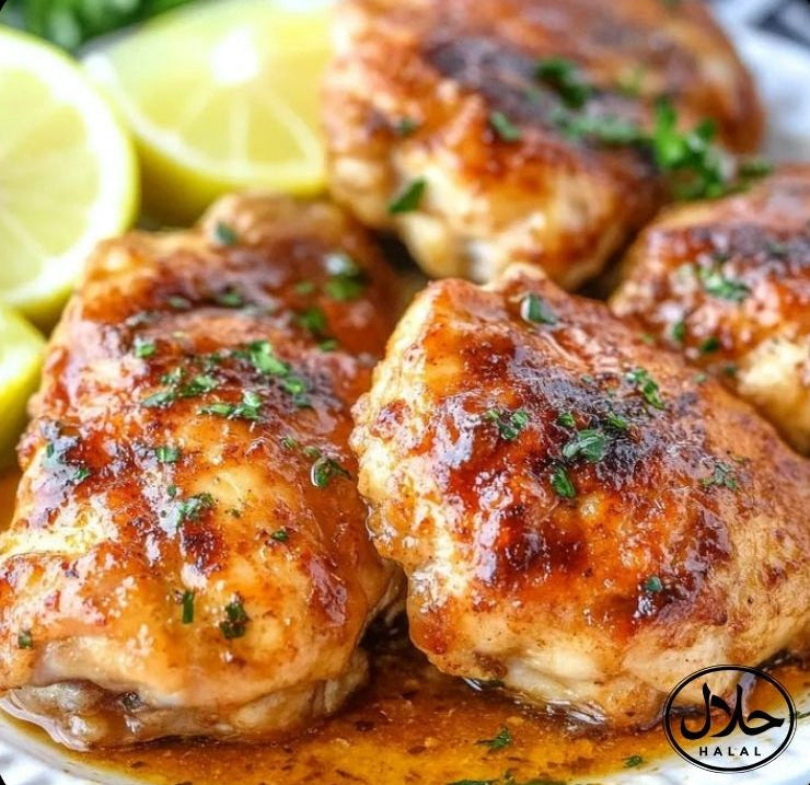 Boneless chicken thighs (halal)