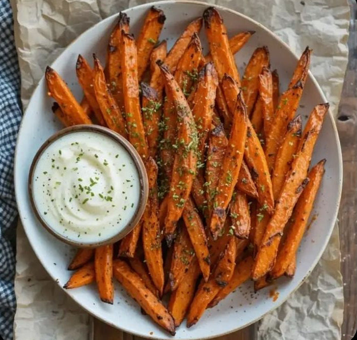 Oven baked Sweet Potatoes fries