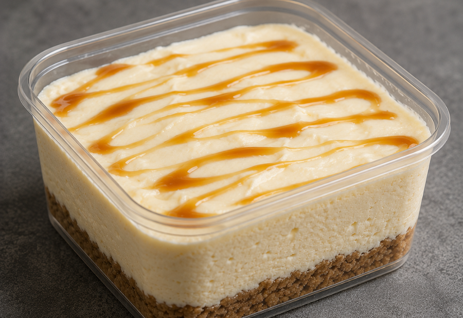 Megalove Caramel Protein Cheesecake